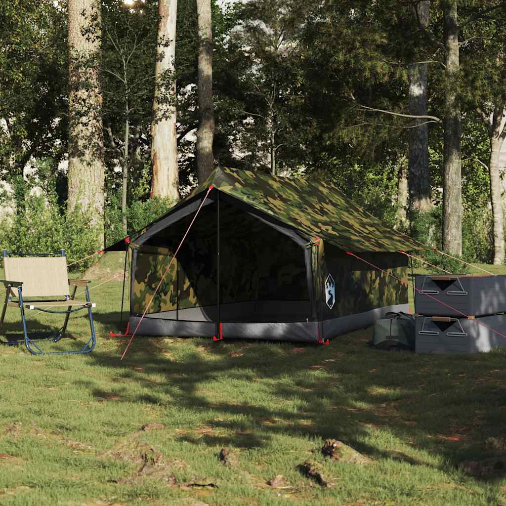 Tente VidaXL camouflage imperméable 2 personnes