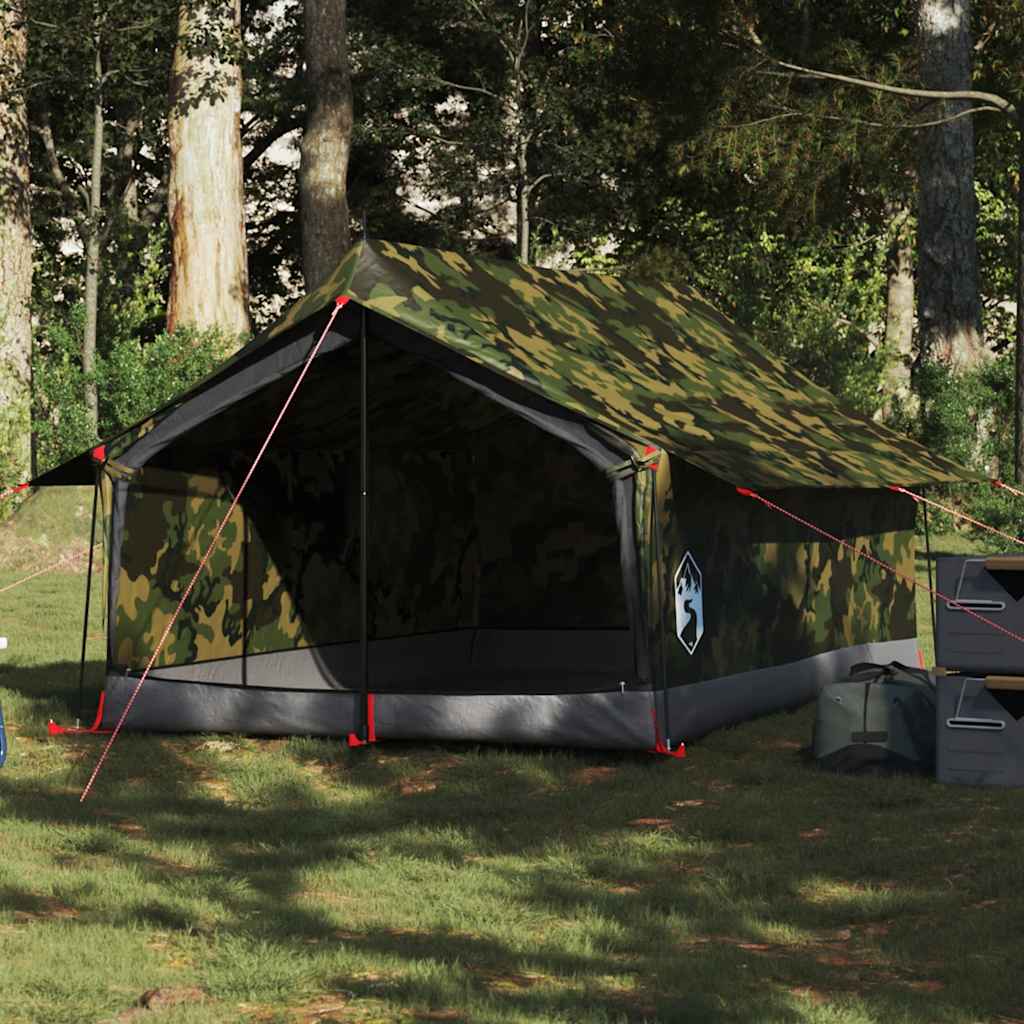 Vidaxl Tent de 2 personas impermeables camuflaje