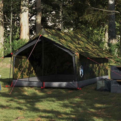 Tente VidaXL camouflage imperméable 2 personnes