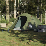 VidaXL tente tunnel 3 personnes imperméable vert olive