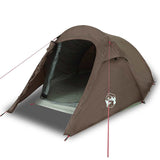 Vidaxl Tunnel Stan 3-Person Waterproof Brown