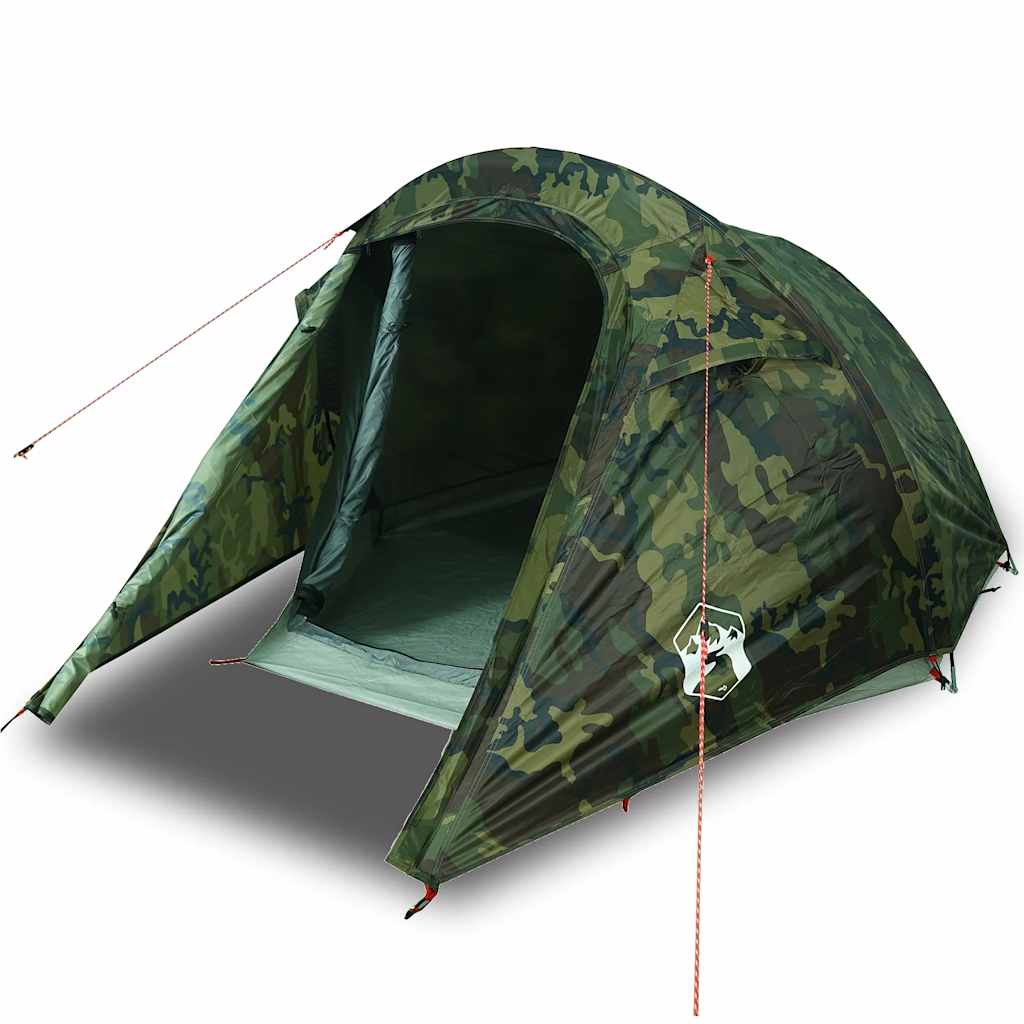 Vidaxl Tunnel Stan 3-Person Waterproof Camouflage