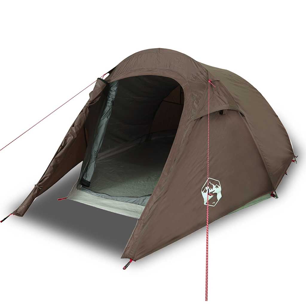 Vidaxl Tunn Tent 2-Persona Waterproof Marrón