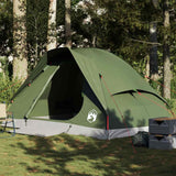 Vidaxl Dome Tent Green d'oliva impermeabile per 4 persone