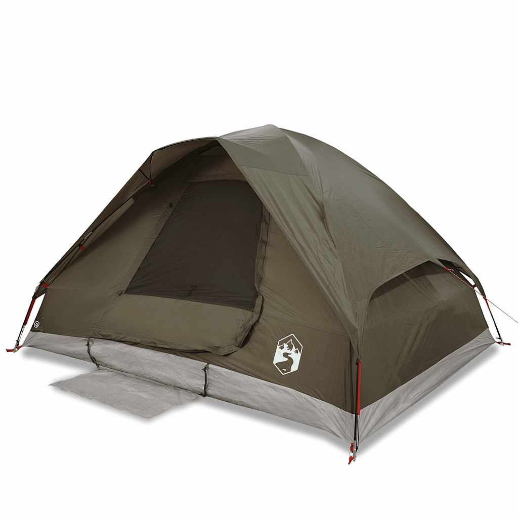 Vidaxl Dome Tent 4-osobowy wodoodporny brąz