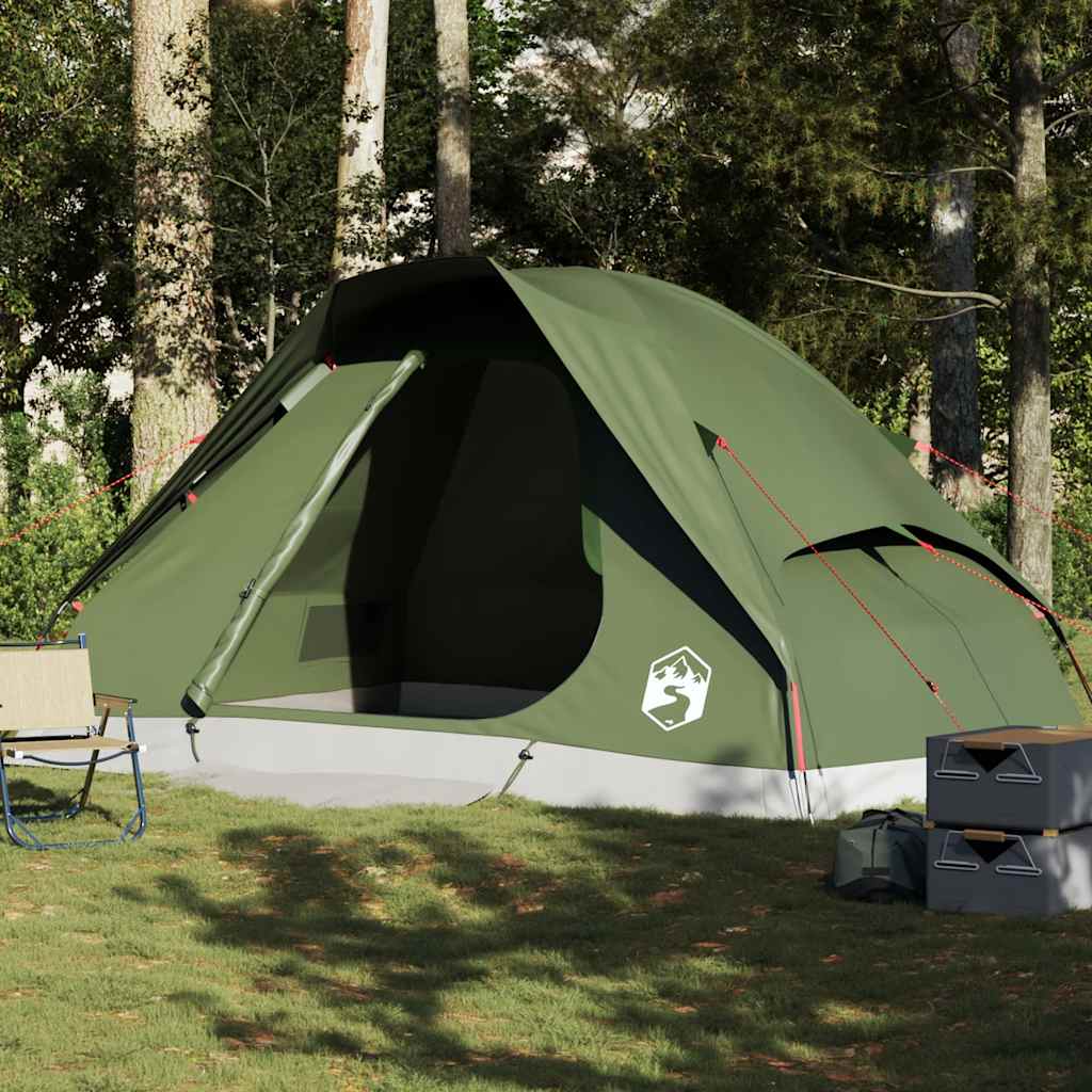 Vidaxl Dome Tent 6-osobowy wodoodporny zielony zielony