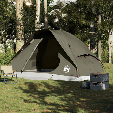 Tente dôme Vidaxx 6 personnes imperméable marron