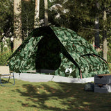 Vidaxl Dome Tent Camuflaje impermeable de 6 personas