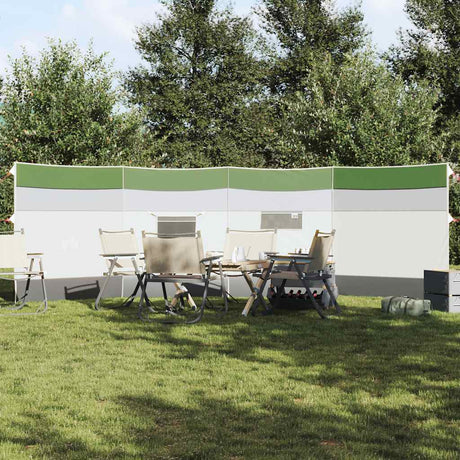 VidaXL pare-brise camping étanche 510x153 cm vert