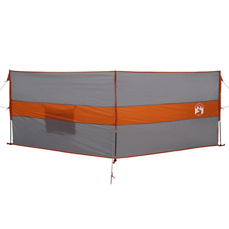Vidaxx pare-brise de camping étanche 344x120 cm gris et orange