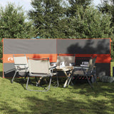 Vidaxx pare-brise de camping étanche 344x120 cm gris et orange