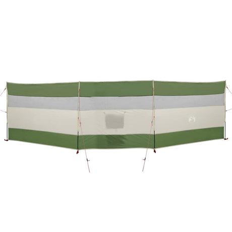 VidaXL pare-brise camping étanche 508x130 cm vert