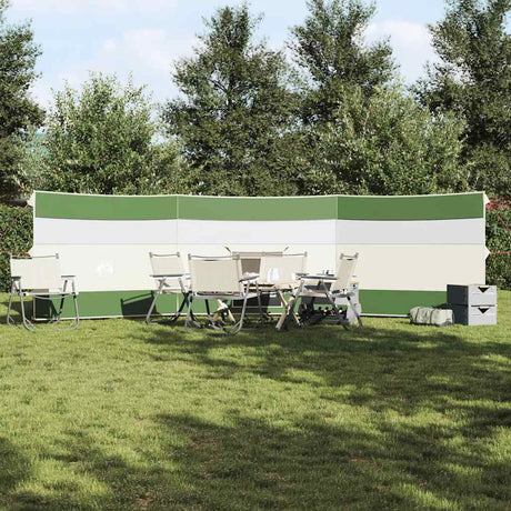VidaXL pare-brise camping étanche 508x130 cm vert