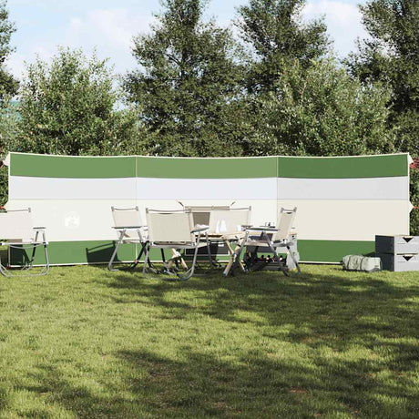 VidaXL pare-brise camping étanche 508x130 cm vert