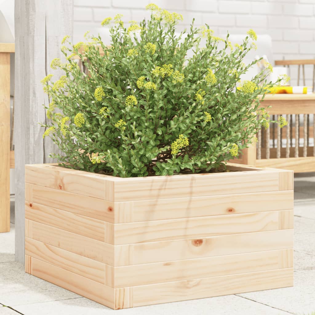 Vidaxx jardinière 40x40x23 cm bois de pin massif