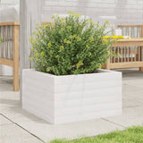 Vidaxx jardinière 40x40x23 cm bois de pin massif blanc