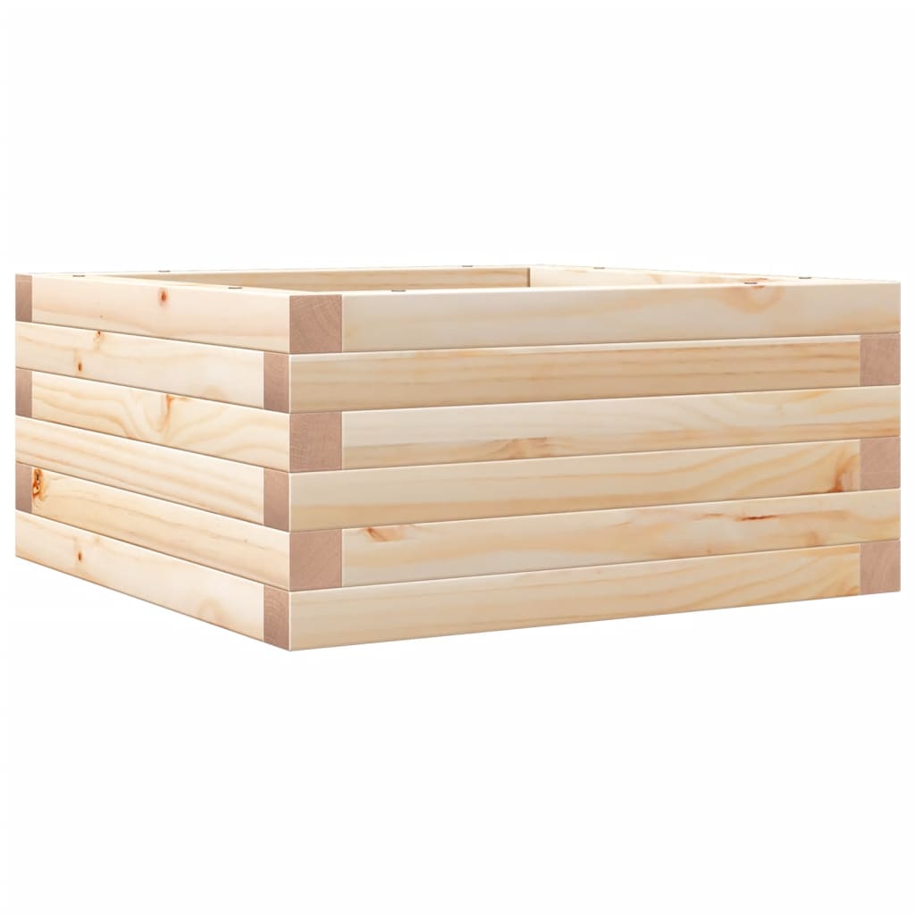 Vidaxx jardinière 50x50x23 cm bois de pin massif