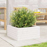 Vidaxx jardinière 50x50x23 cm bois de pin massif blanc