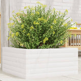 Vidaxx jardinière 50x50x23 cm bois de pin massif blanc