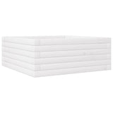 Vidaxx jardinière 60x60x23 cm bois de pin massif blanc