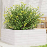 Vidaxx jardinière 60x60x23 cm bois de pin massif blanc