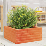 Vidaxx jardinière 60x60x23 cm bois de pin massif, marron lavé