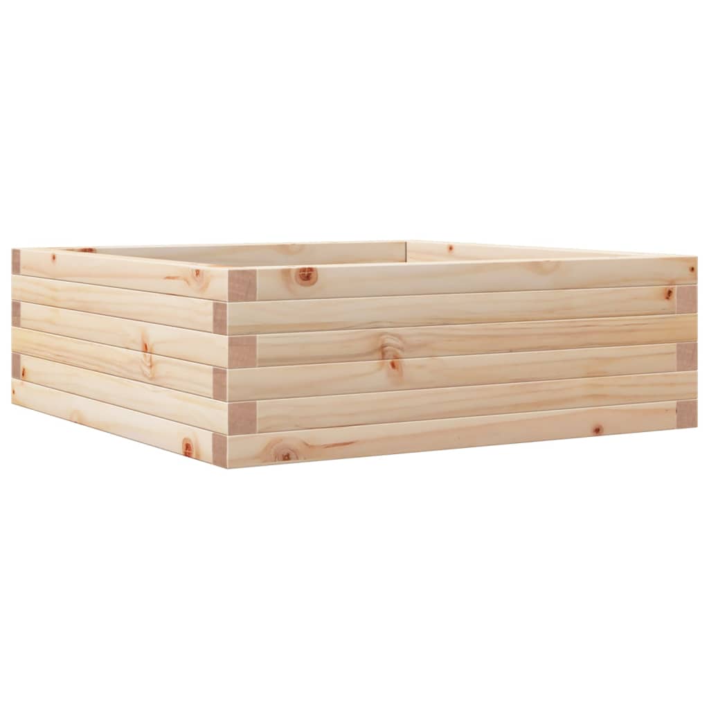Vidaxx jardinière 70x70x23 cm bois de pin massif