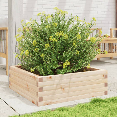 Vidaxx jardinière 70x70x23 cm bois de pin massif