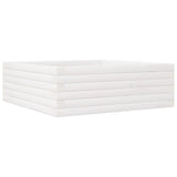 Vidaxx jardinière 70x70x23 cm bois de pin massif blanc