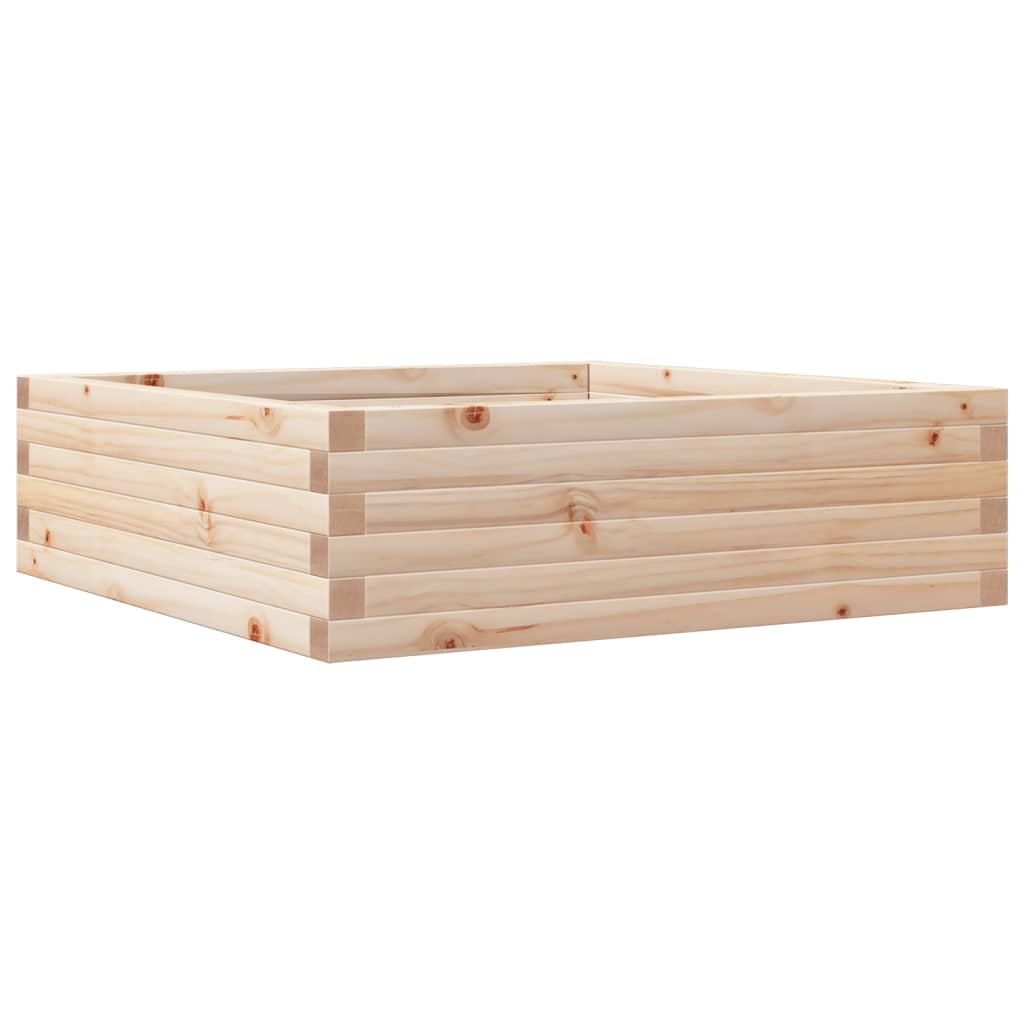 Vidaxx jardinière 80x80x23 cm bois de pin massif