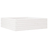Vidaxx jardinière 80x80x23 cm bois de pin massif blanc