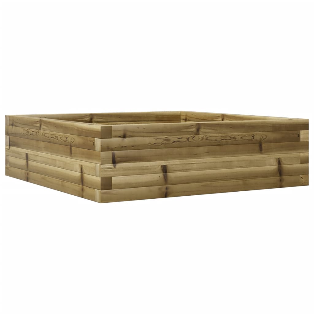 Jardinière Vidaxx 80x80x23 cm bois de pin imprégné