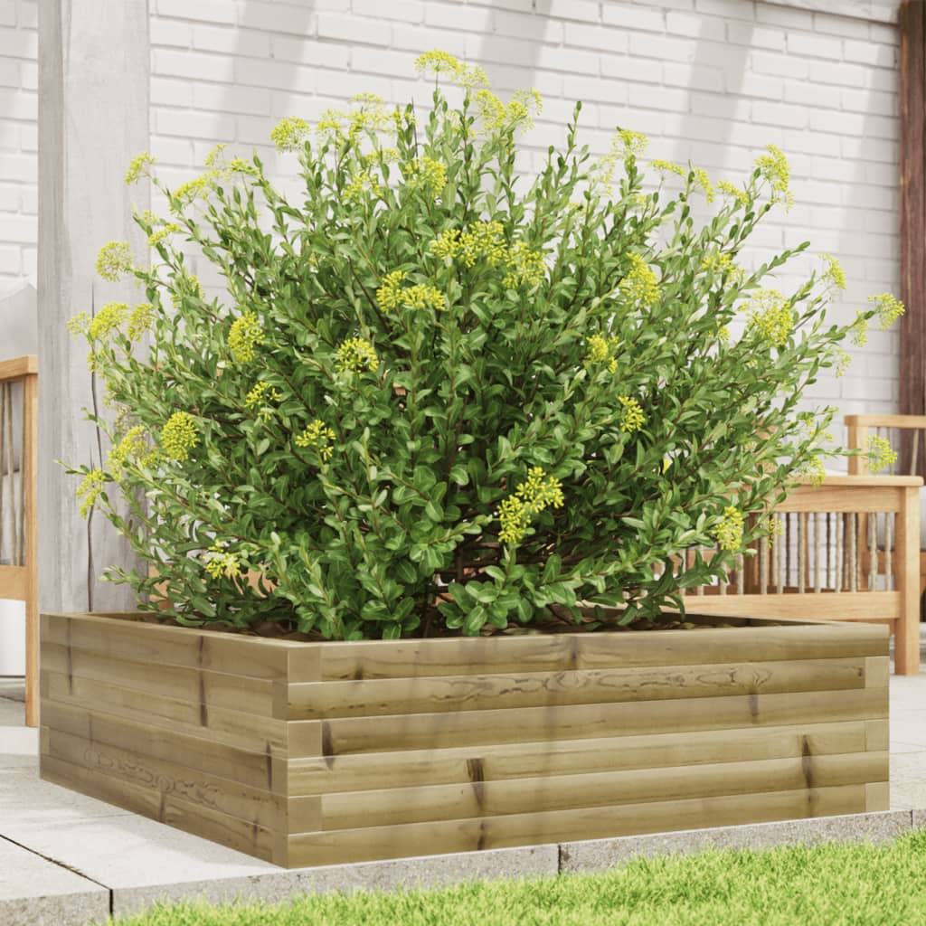 Jardinière Vidaxx 80x80x23 cm bois de pin imprégné