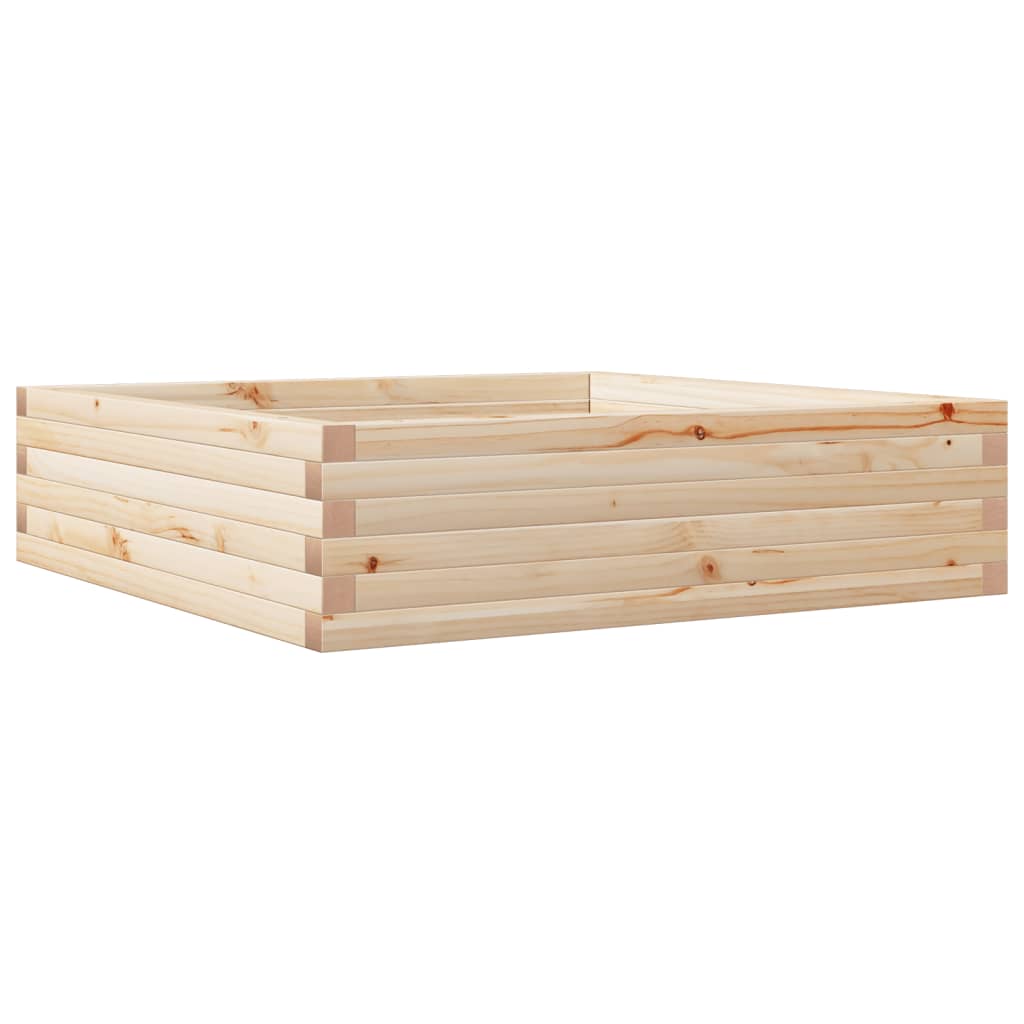 Vidaxx jardinière 90x90x23 cm bois de pin massif