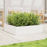 Vidaxx jardinière 90x90x23 cm bois de pin massif blanc