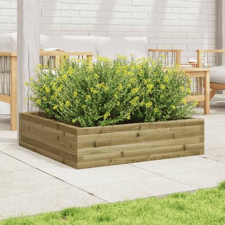 Jardinière Vidaxx 90x90x23 cm bois de pin imprégné