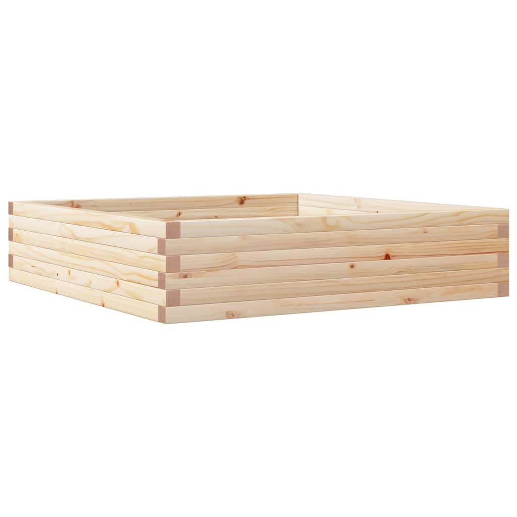 Vidaxx jardinière 100x100x23 cm bois de pin massif