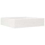 Vidaxx jardinière 100x100x23 cm bois de pin massif blanc