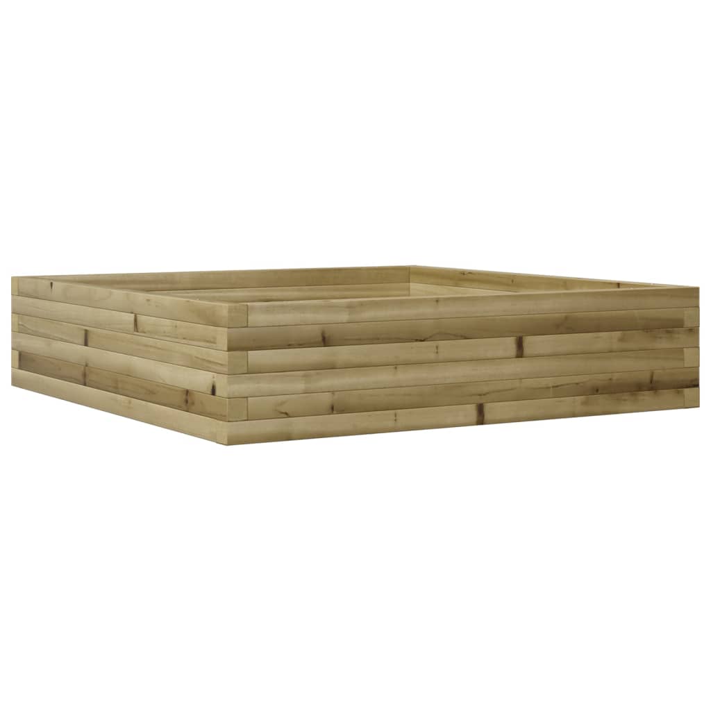 Jardinière Vidaxx 100x100x23 cm bois de pin imprégné