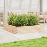 Vidaxx jardinière 110x110x23 cm bois de pin massif