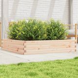 Vidaxx jardinière 110x110x23 cm bois de pin massif