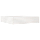 Vidaxx jardinière 110x110x23 cm bois de pin massif blanc