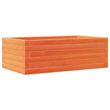 Vidaxx jardinière 70x40x23 cm bois de pin massif, marron lavé