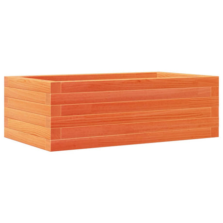 Vidaxx jardinière 70x40x23 cm bois de pin massif, marron lavé