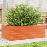 Vidaxx jardinière 70x40x23 cm bois de pin massif, marron lavé