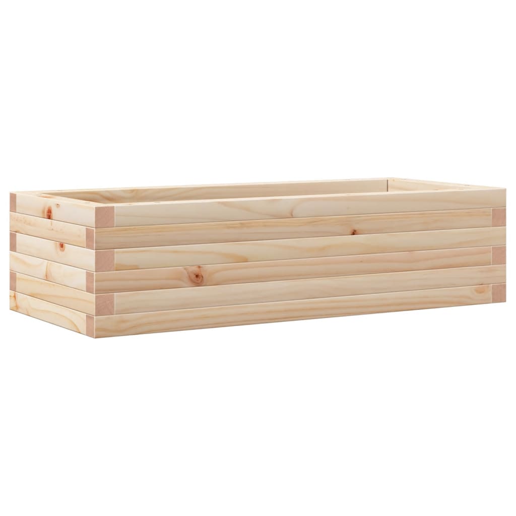 Vidaxx jardinière 90x40x23 cm bois de pin massif