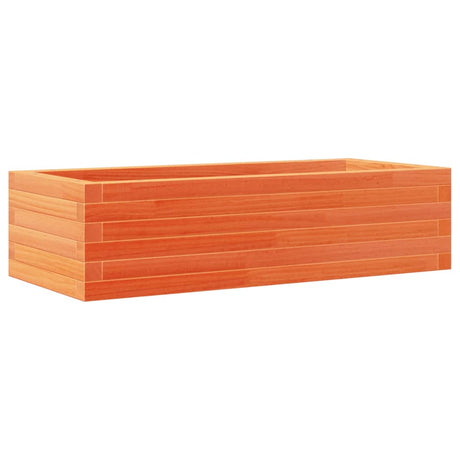 Vidaxx jardinière 90x40x23 cm bois de pin massif, marron lavé