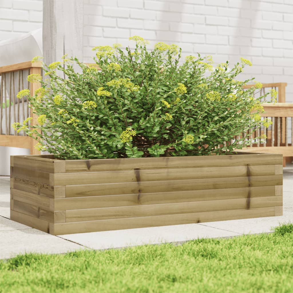 Jardinière Vidaxx 90x40x23 cm bois de pin imprégné