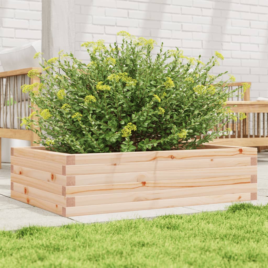 Vidaxx jardinière 90x60x23 cm bois de pin massif