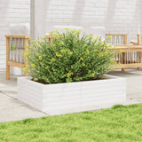 Vidaxx jardinière 90x60x23 cm bois de pin massif blanc
